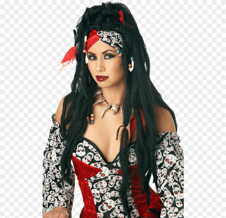 Unisex Voodoo Dreads Wig Voodoo Dreads Adult Costume Wig, Female, Person, Woman, Accessories Png Image