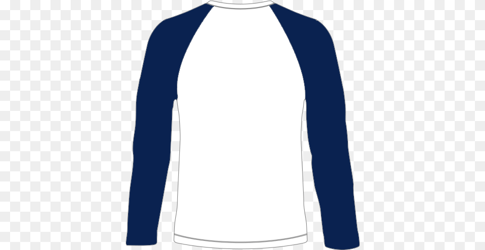 Unisex White Amp Blue Baseball Shirt Shirt, Clothing, Long Sleeve, Sleeve Free Png Download