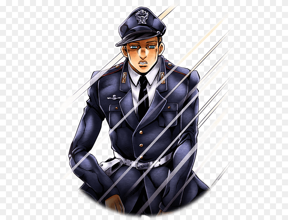Unit Abbacchio S Co Op Police Officer Abbacchio Police, Adult, Publication, Person, Man Free Png