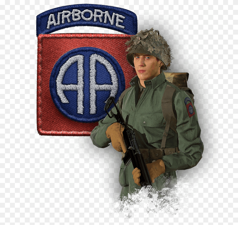 Unit American 82ndairborne Panel 82nd Airborne Division, Male, Boy, Child, Person Free Png