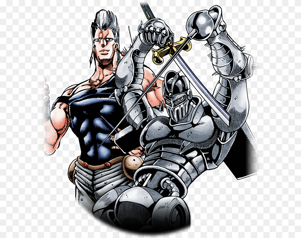 Unit Anubis Polnareff Stand Jojo, Book, Comics, Publication, Adult Free Png Download