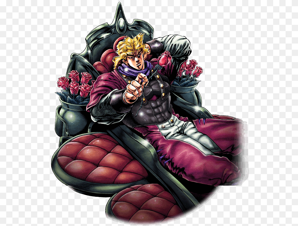 Unit Dio Brando Jojo39s Bizarre Adventure, Book, Comics, Publication, Person Free Png