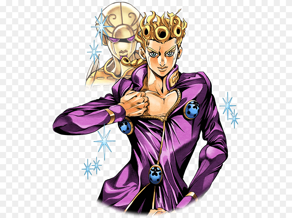 Unit Giorno Giovanna Ss, Book, Comics, Purple, Publication Free Png