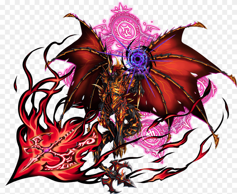 Unit Ills Full Brave Frontier Demon, Accessories, Ornament, Pattern, Fractal Png Image