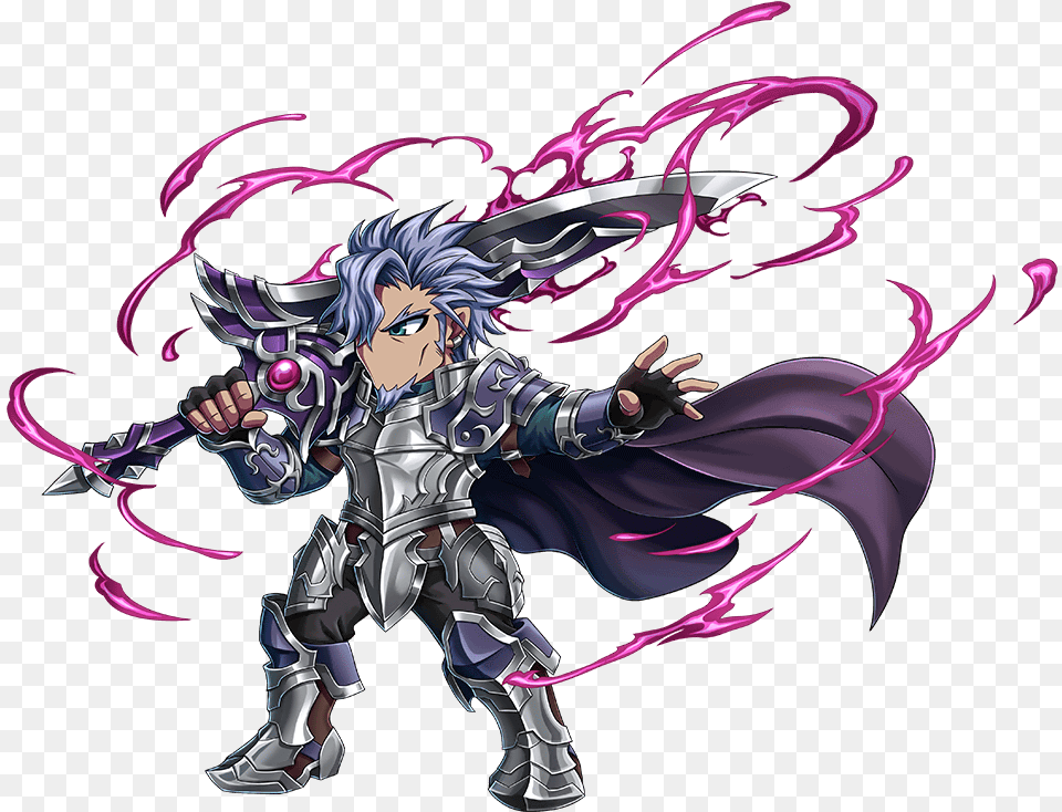 Unit Ills Thum Brave Frontier Dark Swordsman Neviro, Book, Comics, Publication, Person Png Image