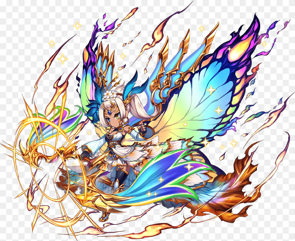 Unit Ills Thum Brave Frontier Fionna Omni, Pattern, Person, Chandelier, Face Png Image