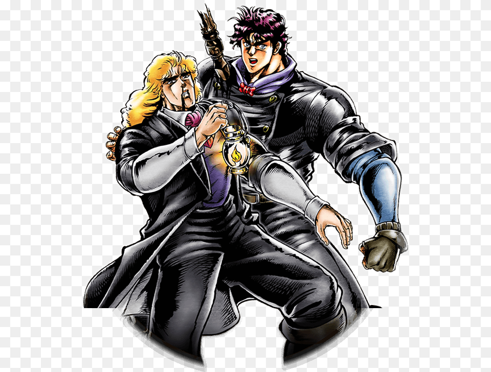 Unit Jonathan And Speedwagon Jonathan Joestar Stardust Shooters, Book, Comics, Publication, Adult Png Image