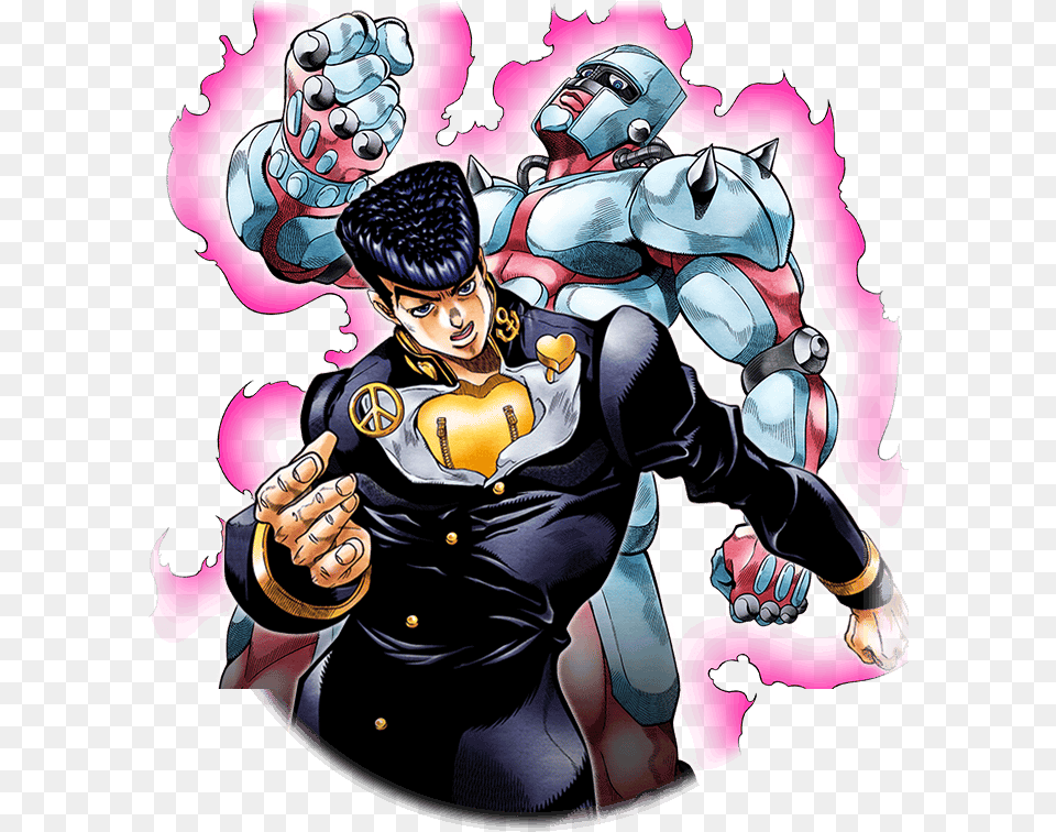 Unit Josuke Higashikata Josuke And Crazy Diamond Fanart, Publication, Book, Comics, Person Free Png Download