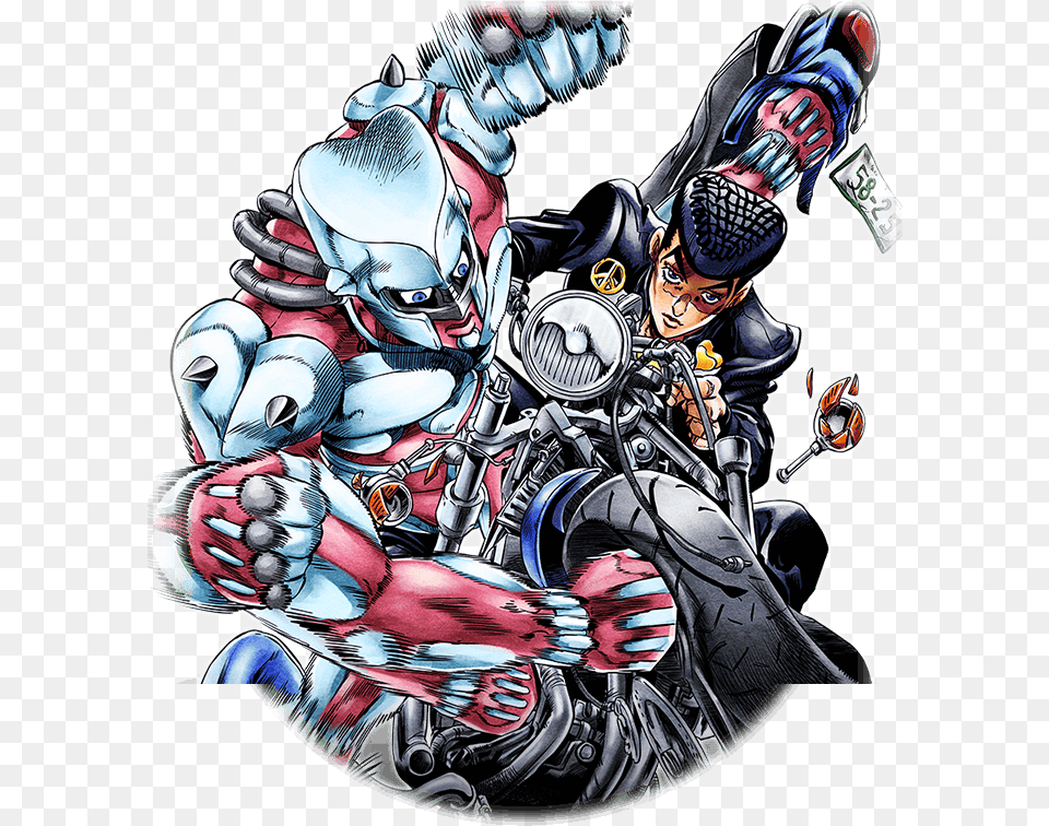 Unit Josuke Higashikata Josuke Higashikata Stand, Publication, Book, Comics, Person Png Image