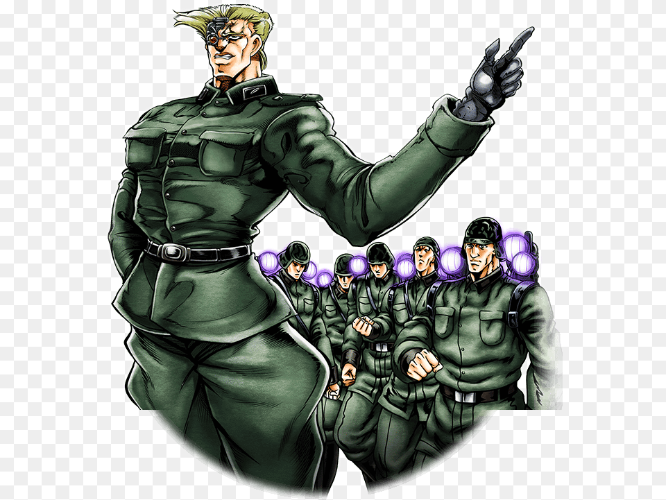 Unit Rudol Von Stroheim And Elite Troops Jojo Von Stroheim Braka Monoga, Publication, Book, Comics, Adult Free Transparent Png
