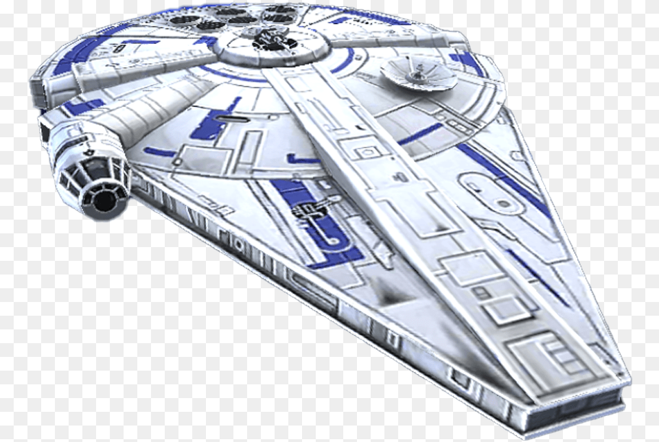 Unit Ship Lando S Millennium Falcon, Aircraft, Spaceship, Transportation, Vehicle Png
