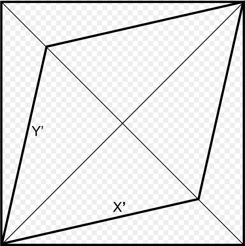 Unit Square And Parallelogram Triangle, Gray Free Png