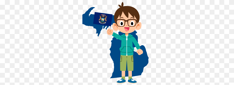 Unit Study Supplement Michigan Facts U S State, Baby, Person, Face, Head Png Image