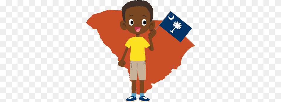 Unit Study Supplement South Carolina Facts U S State, Boy, Child, Male, Person Png Image