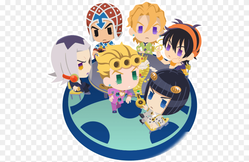 Unit Team Bucciarati Jojo Pitter Patter Pop, Publication, Book, Comics, Baby Free Transparent Png