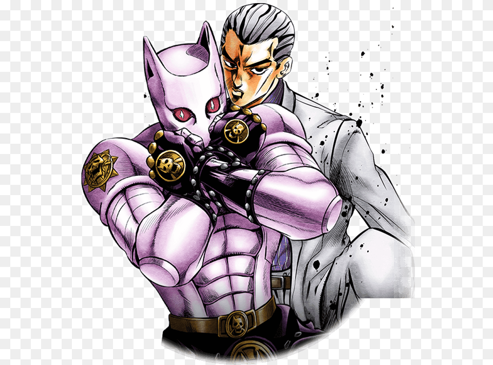 Unit Yoshikage Kira Bonus Kira Yoshikage Killer Queen, Publication, Book, Comics, Adult Png