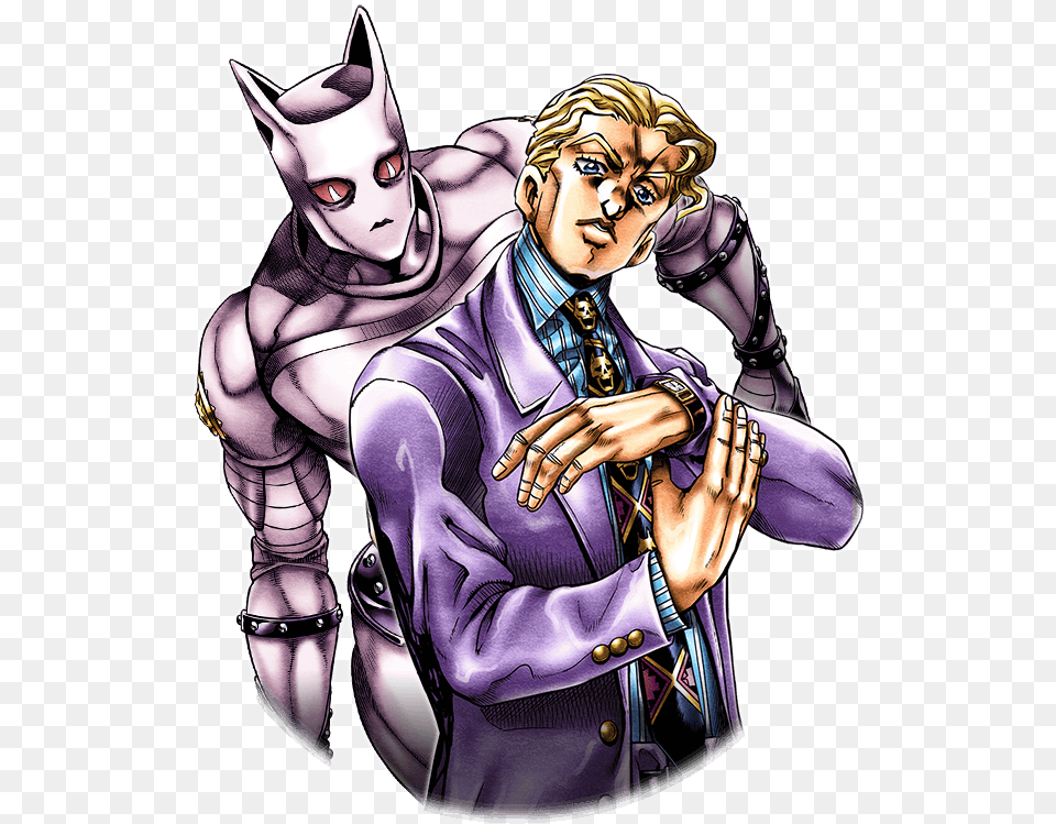 Unit Yoshikage Kira Yoshikage Kira Unit, Publication, Book, Comics, Woman Free Png Download