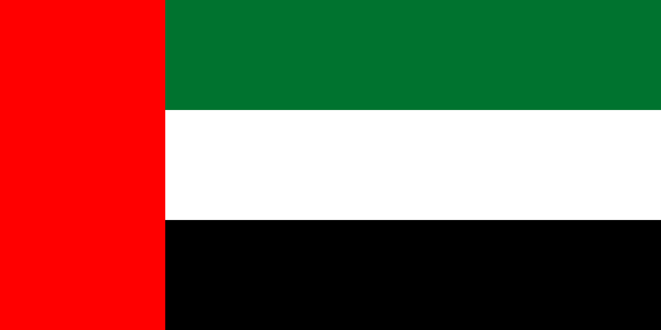 United Arab Emirates Flag Clipart, United Arab Emirates Flag Free Png