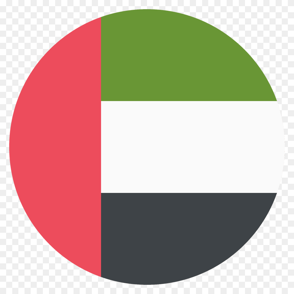 United Arab Emirates Flag Emoji Clipart, Sphere, Disk Png Image