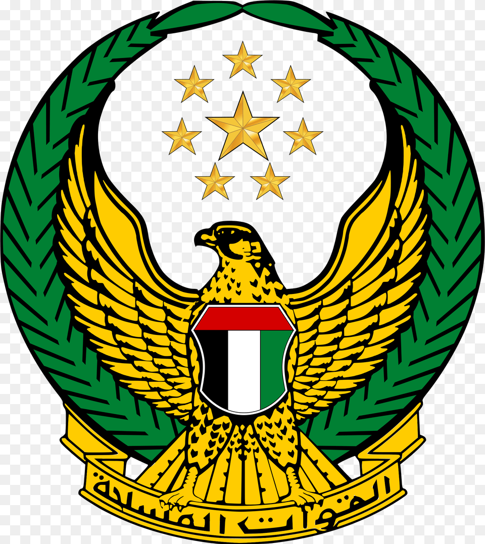 United Arab Emirates Logo Clipart Armed Forces Uae, Emblem, Symbol Free Transparent Png