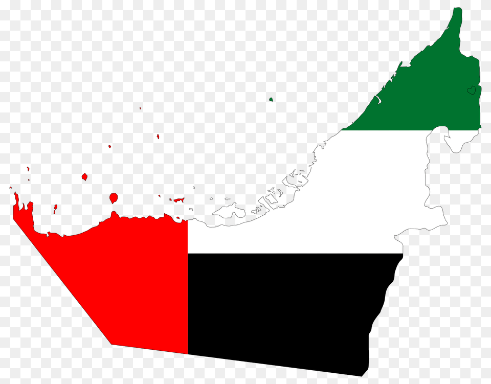 United Arab Emirates Map Flag With Stroke Clipart, Light, Traffic Light Free Png