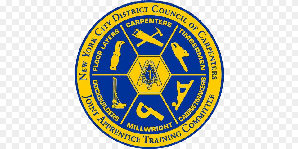 United Brotherhood Of Carpenters Blacksburg Lions Club, Logo, Badge, Emblem, Symbol Png Image