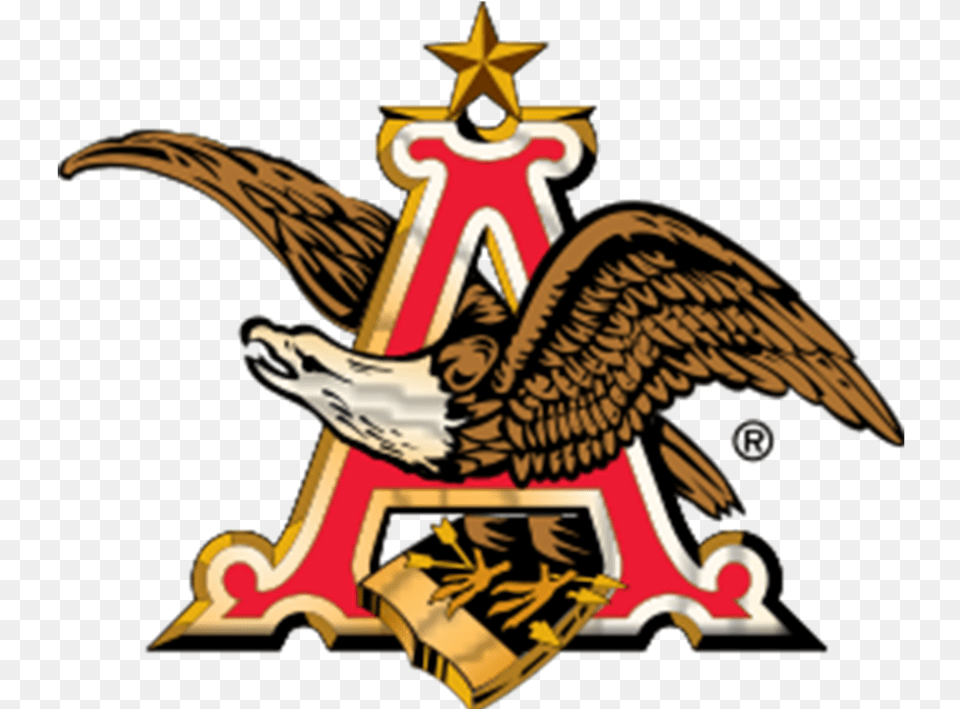 United Budweiser Cider States Beer Anheuser Busch Clipart Anheuser Busch Logo Decal, Emblem, Symbol, Animal, Bird Png Image
