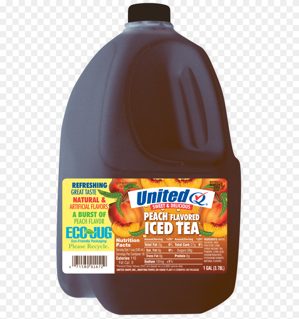 United Dairy Tea, Beverage, Juice, Food, Ketchup Free Png