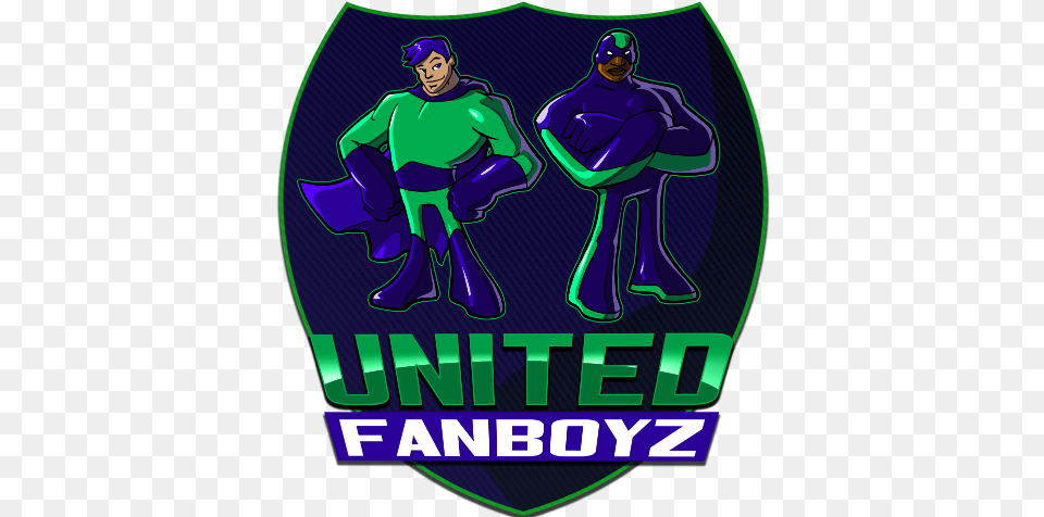 United Fanboyz Superhero, Cape, Clothing, Person, Logo Free Transparent Png