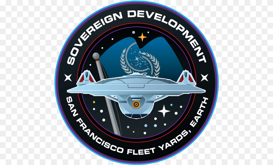 United Federation Of Planets, Emblem, Symbol, Aircraft, Transportation Free Png