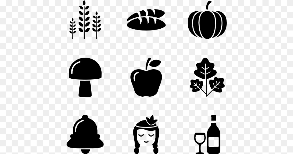 United Icons Thanksgiving Symbool Geboorte, Gray Png