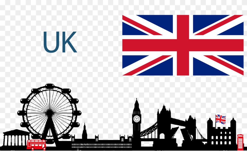 United Kingdom Clipart, Machine, Wheel, Flag Free Transparent Png