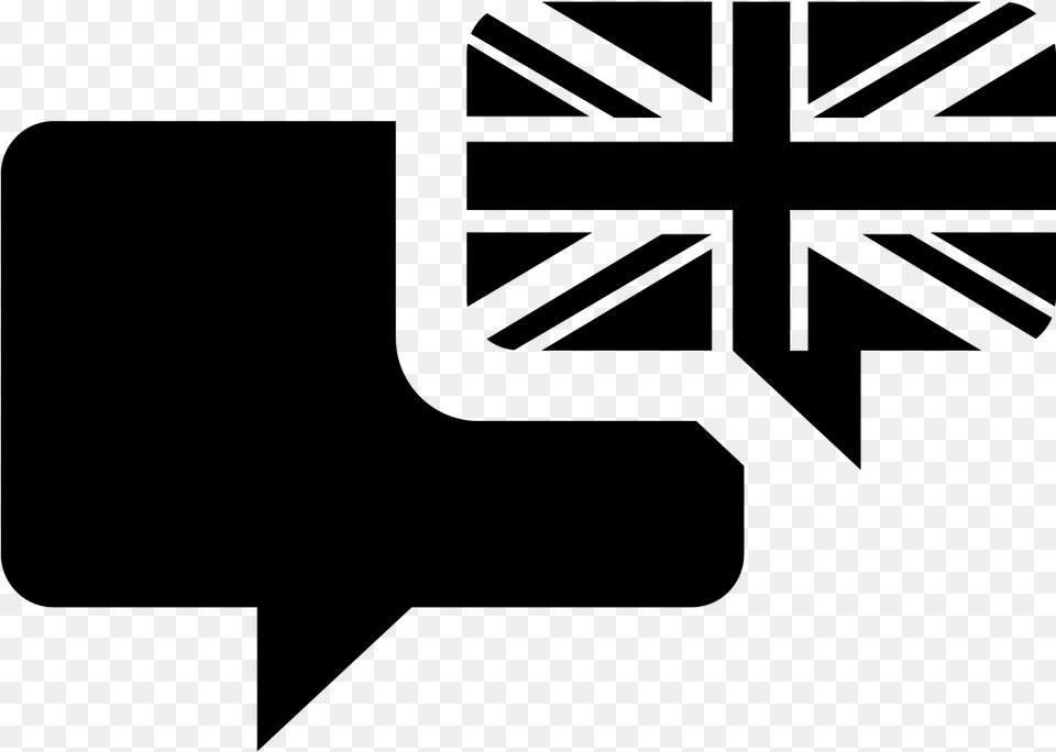 United Kingdom Flag, Gray Free Transparent Png