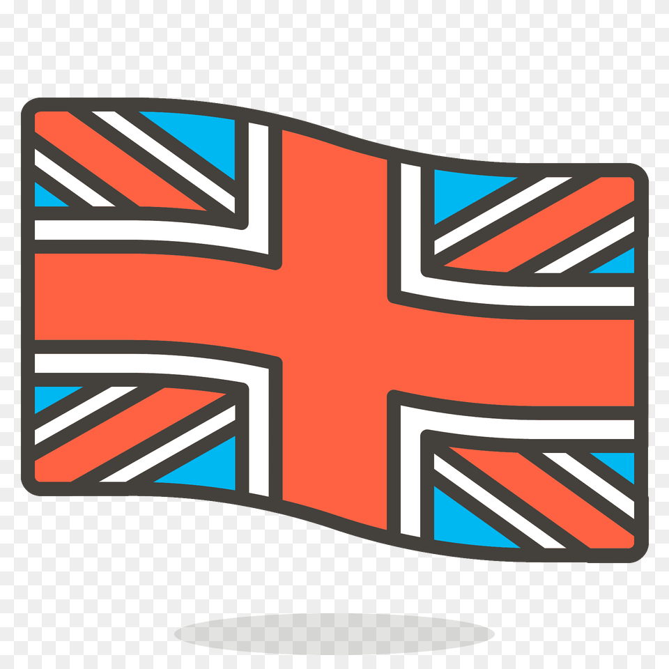 United Kingdom Flag Emoji Clipart, Emblem, Symbol, Dynamite, Weapon Png Image