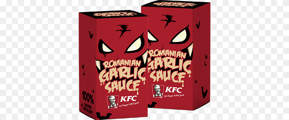 United Kingdom Kfc Romania Garlic Sauce, Person, Box, Cardboard, Carton Png Image