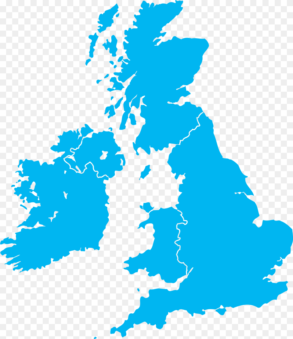 United Kingdom Map Transparent Uk Map White Background, Chart, Plot, Outdoors, Nature Png
