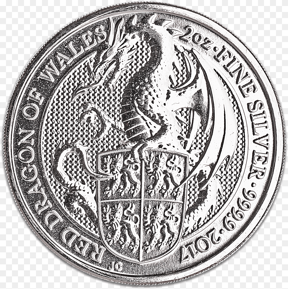 United Kingdom Silver Queen S Beast Corps Of Engineers Huntsville Alabama, Coin, Money Free Transparent Png