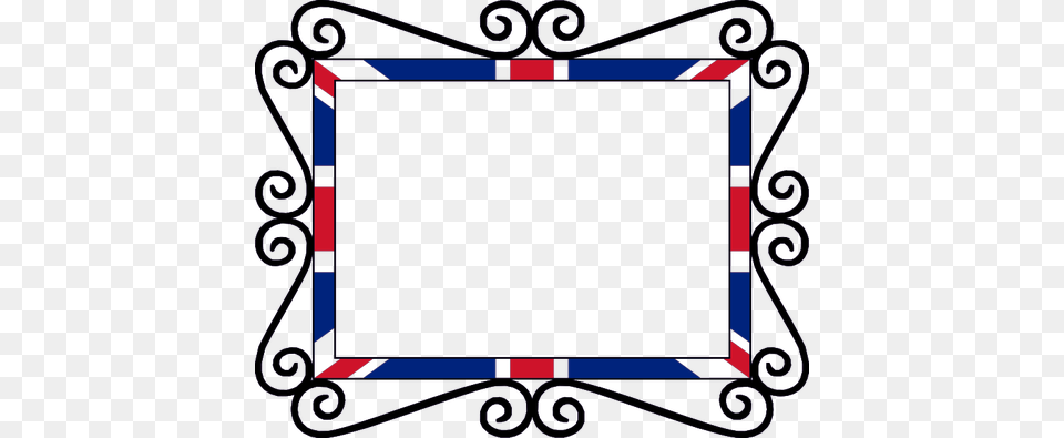 United Kingdom Union Flag Frame, Blackboard, Accessories Png Image