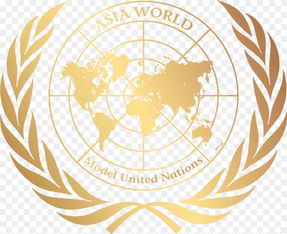 United Nations Flag Clipart Mun Asia World Model United Nations, Emblem, Symbol, Adult, Bride Png