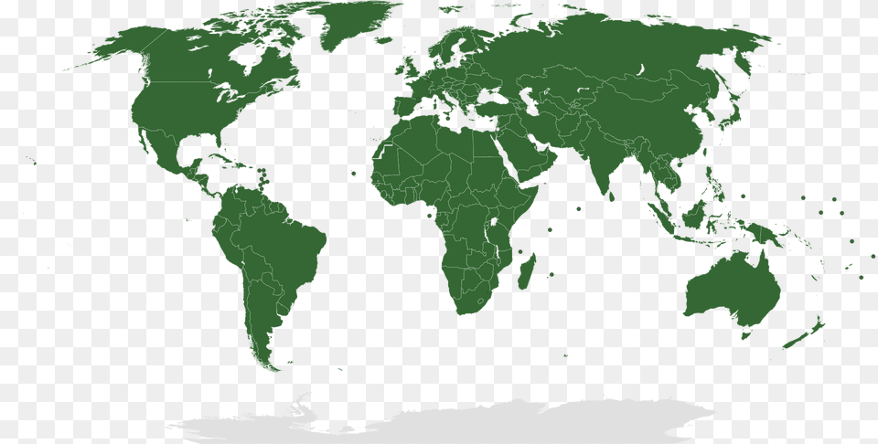 United Nations Members 28green E2 80 93grey Convention On The Rights Of The Child Countries, Chart, Green, Plot, Map Free Png