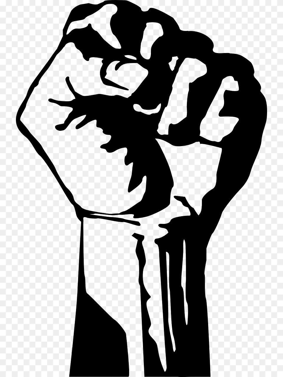 United Openalpr Business Youtube States Fist Clipart Kepalan Tangan, Gray Free Png