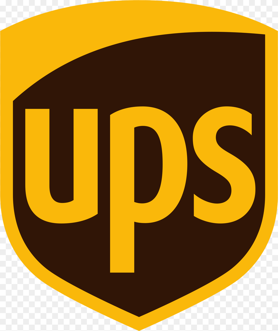 United Parcel Service Inc Logo, Disk, Badge, Symbol Free Transparent Png