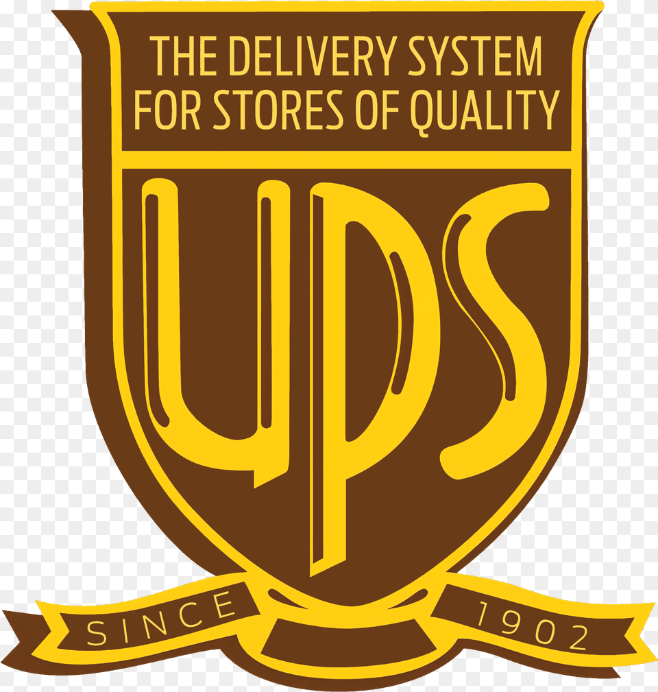 United Parcel Service Logo And Symbol Meaning History Ups 1937 Logo, Badge Free Png Download