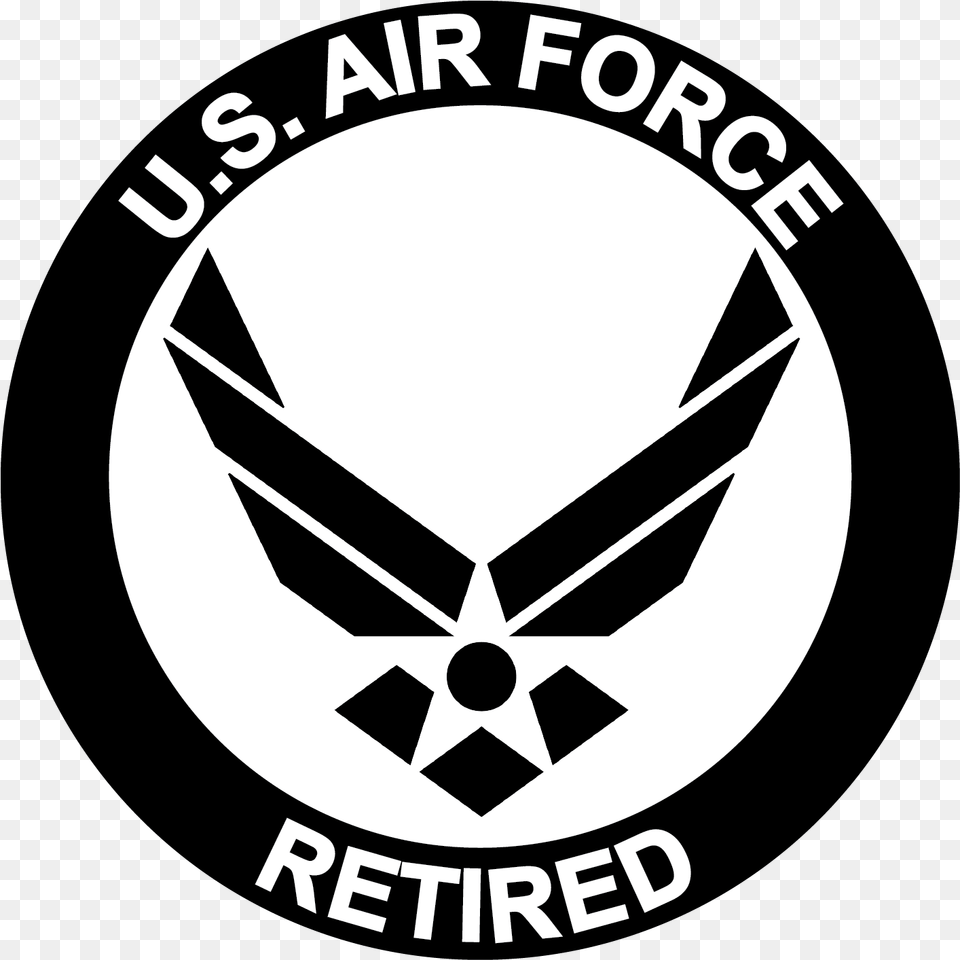 United States Air Force Symbol Logo Decal Air Force Retire Decal, Emblem Png Image