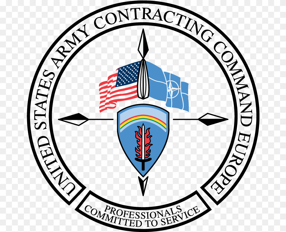 United States Army Contracting Command Europe, Logo, Emblem, Symbol Free Png Download