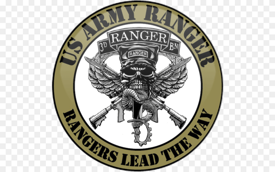 United States Army Rangers Logo, Badge, Emblem, Symbol, Adult Free Png Download
