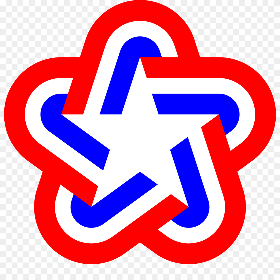United States Bicentennial Star 1976 No Text Clipart, Symbol, First Aid Free Png