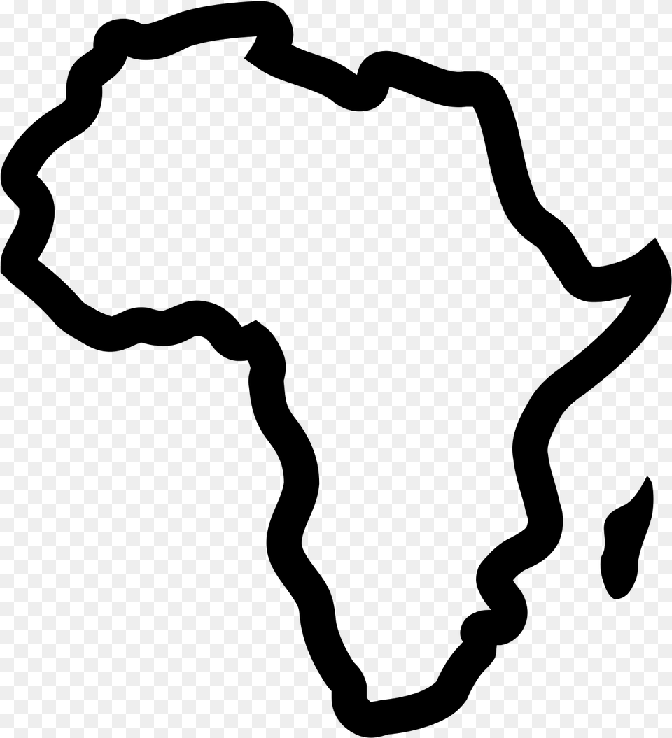 United States Computer Icons Clip Art Africa Map Icon, Gray Free Transparent Png