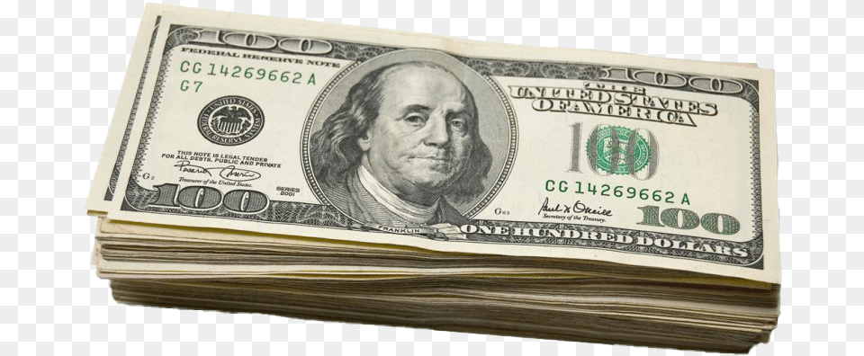 United States Dollar Bill Transparent 100 Dollar Bill, Money, Adult, Male, Man Free Png