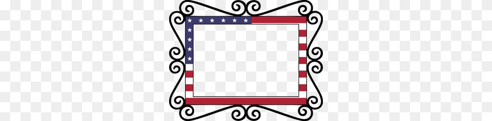 United States Flag Border Clip Art, Gate Png